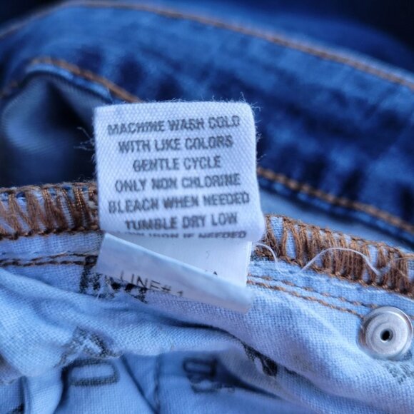 RSQ Jeans Size 13 Manhattan High Rise Distressed Skinny Medium Wash Denim Jeans - Picture 8 of 12